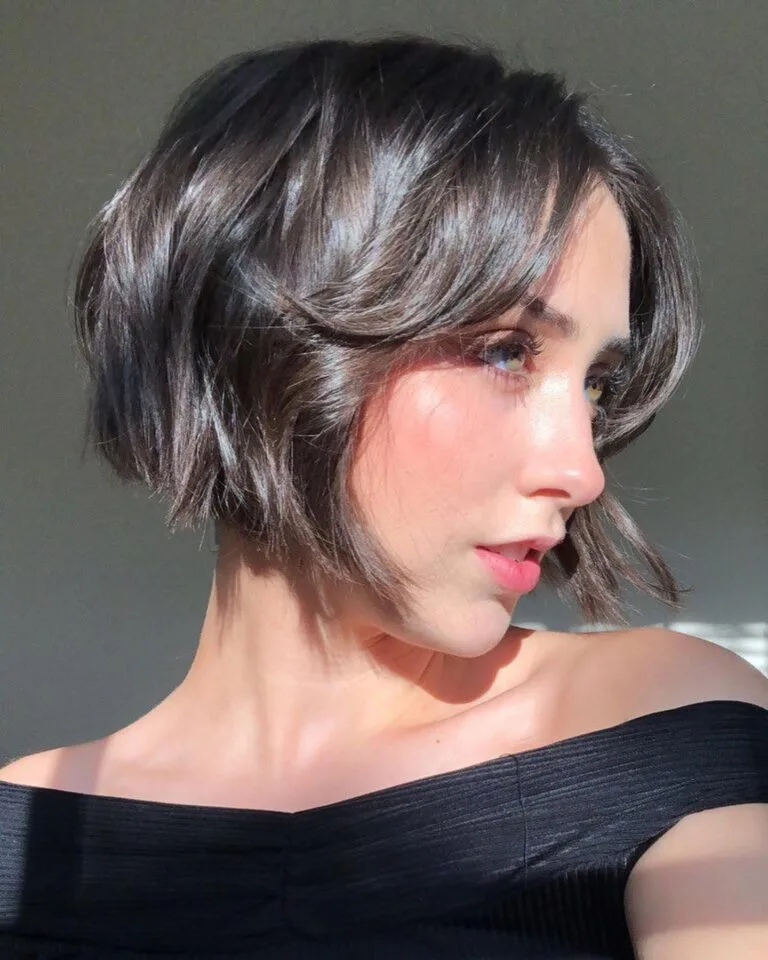 Softly Layered Shaggy Bob