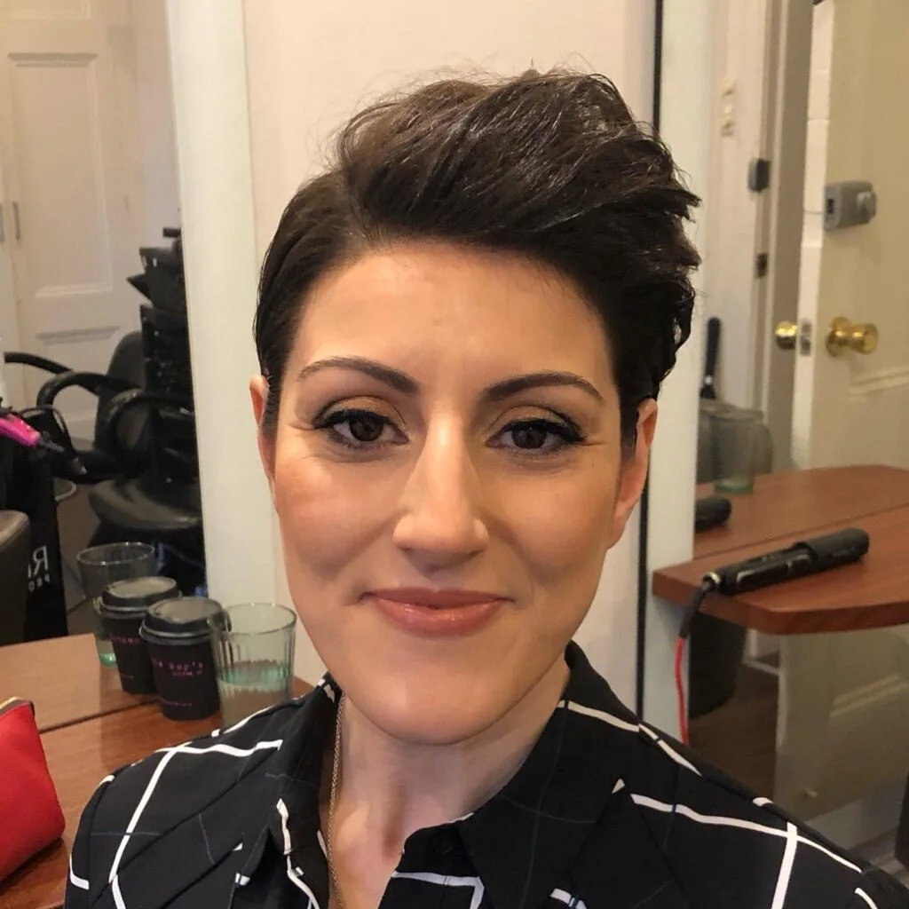 Structured Brunette Formal Pixie