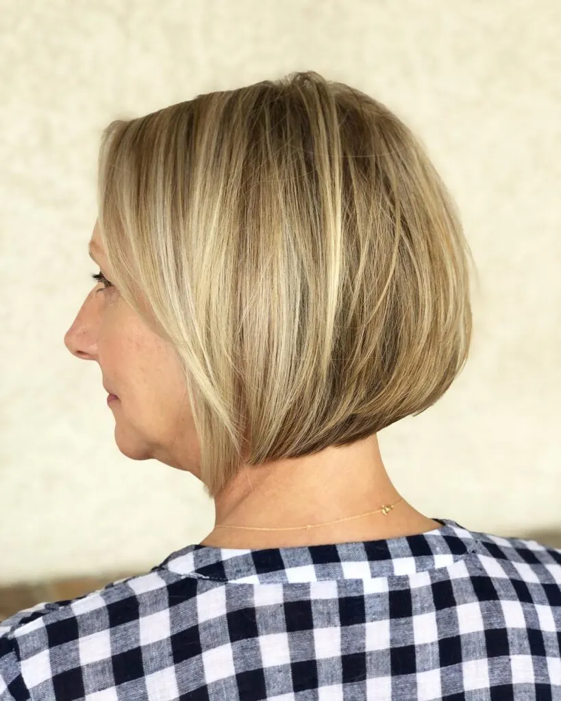 Angled Bob for Thin Hair