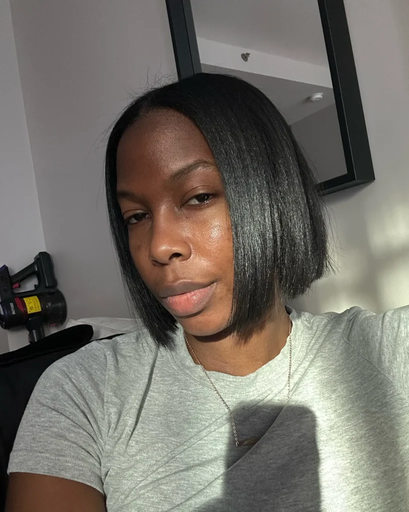 Blunt Jaw-Length Bob with Natural Texture