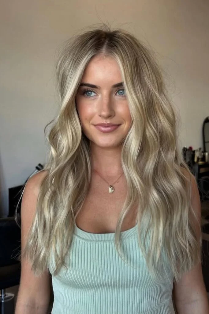 Champagne Blonde Waves
