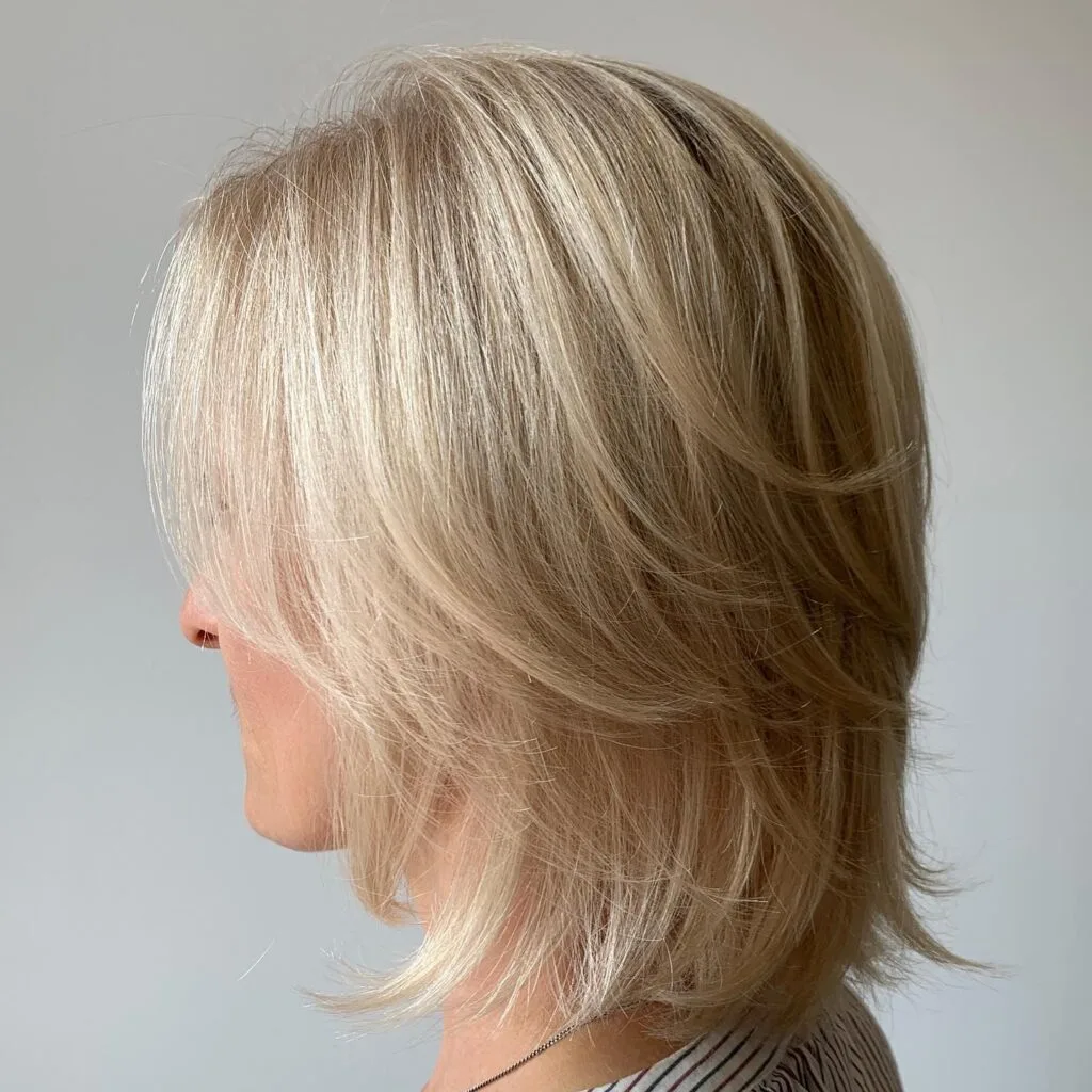 Feathered Layers with Wispy Ends