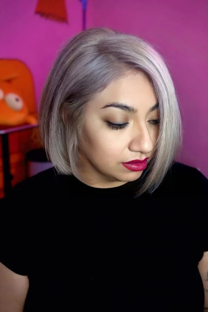 Lavender-Iced Bob