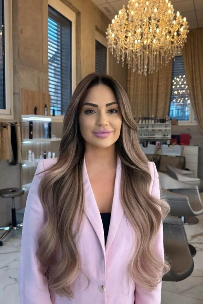 Sandy Beige Balayage