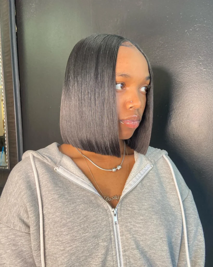 Sharp Angled Blunt Bob