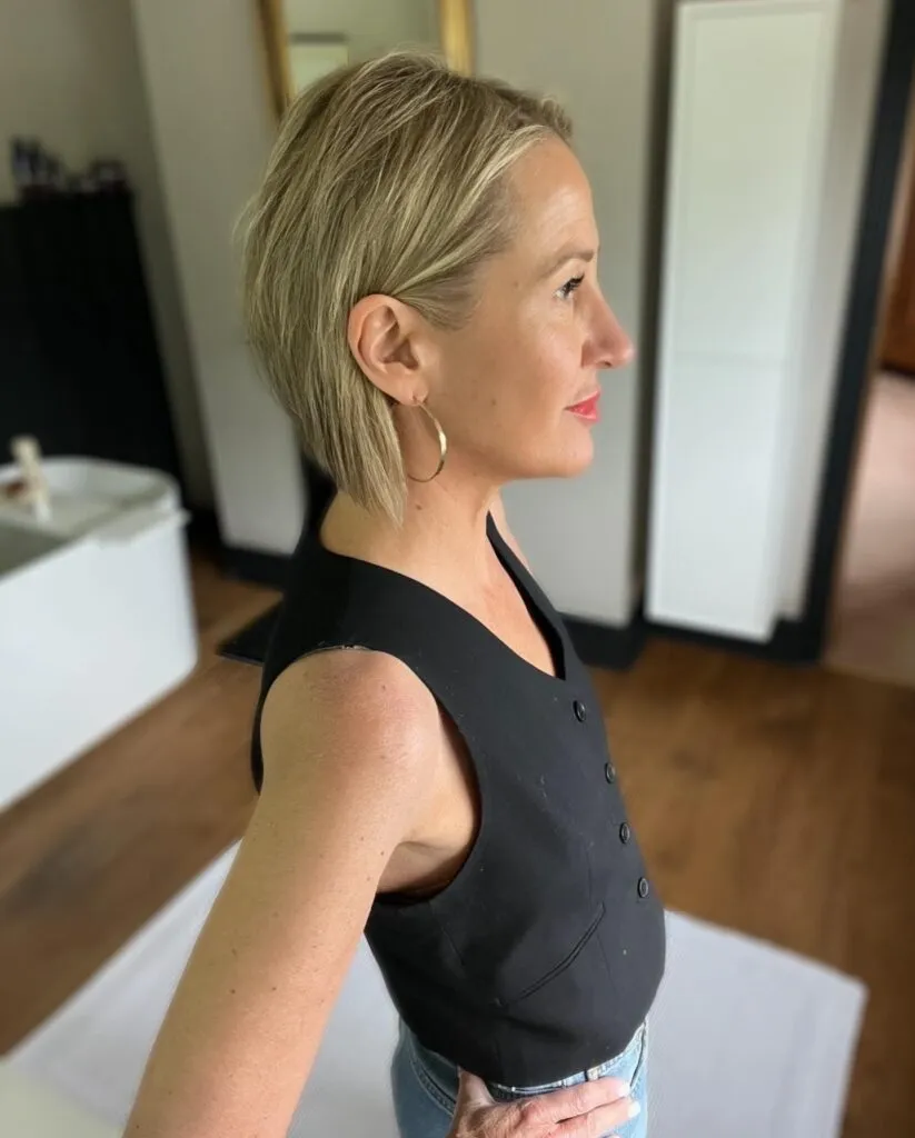 Sleek Tapered Bob with Subtle Layers