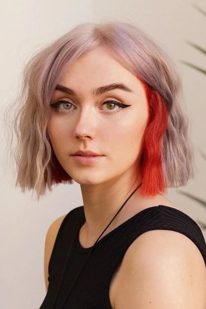 Split Lilac Red Split Lilac Red