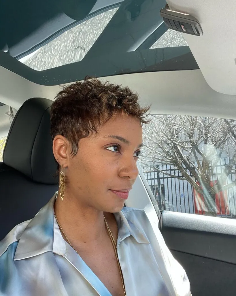 Textured Pixie with Subtle Highlights