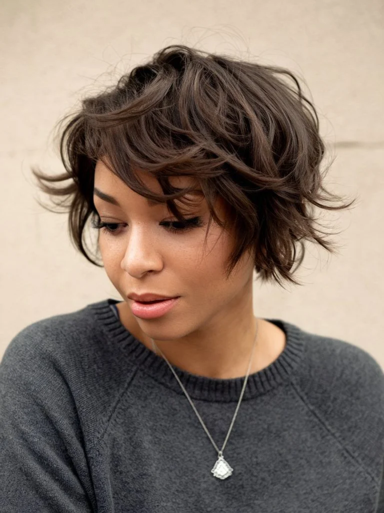 Wavy Pixie Cut