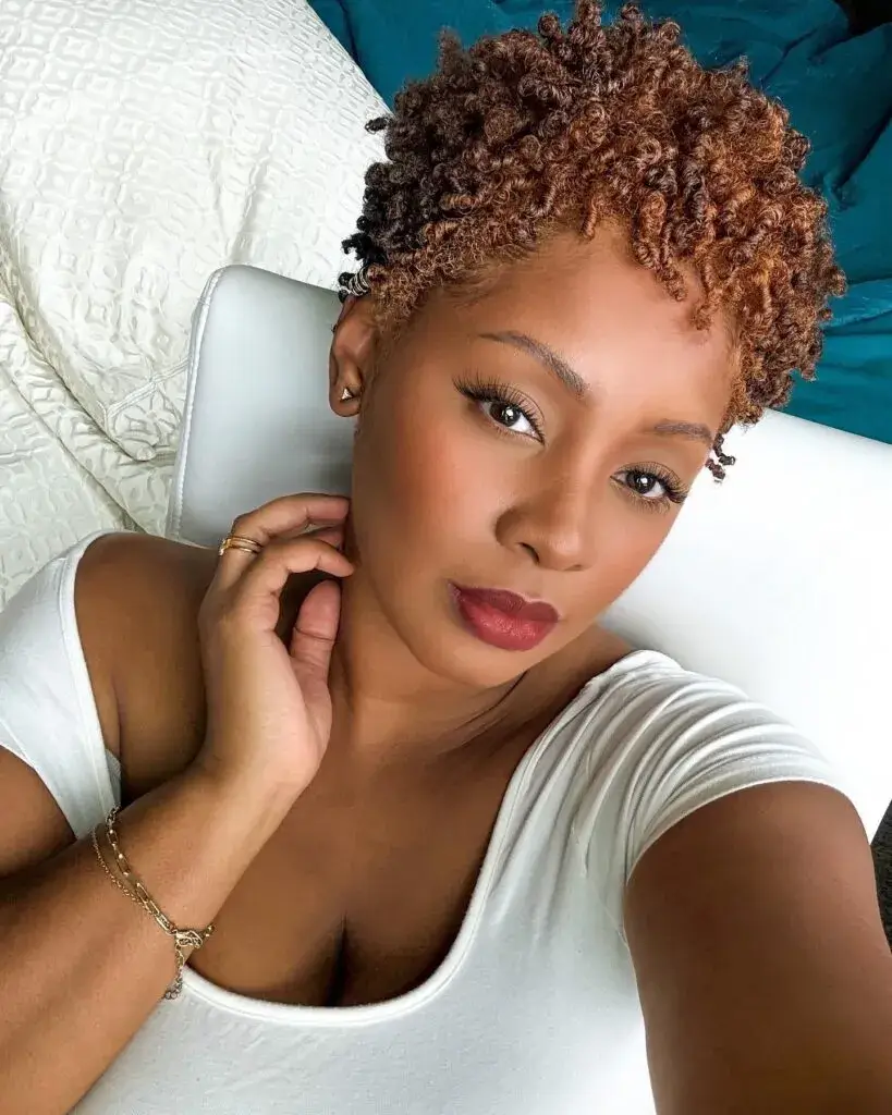 Copper Toned Defined Coils