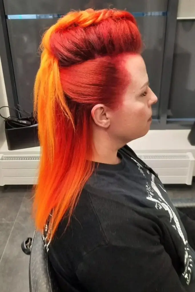 Fiery Sunset Cascade