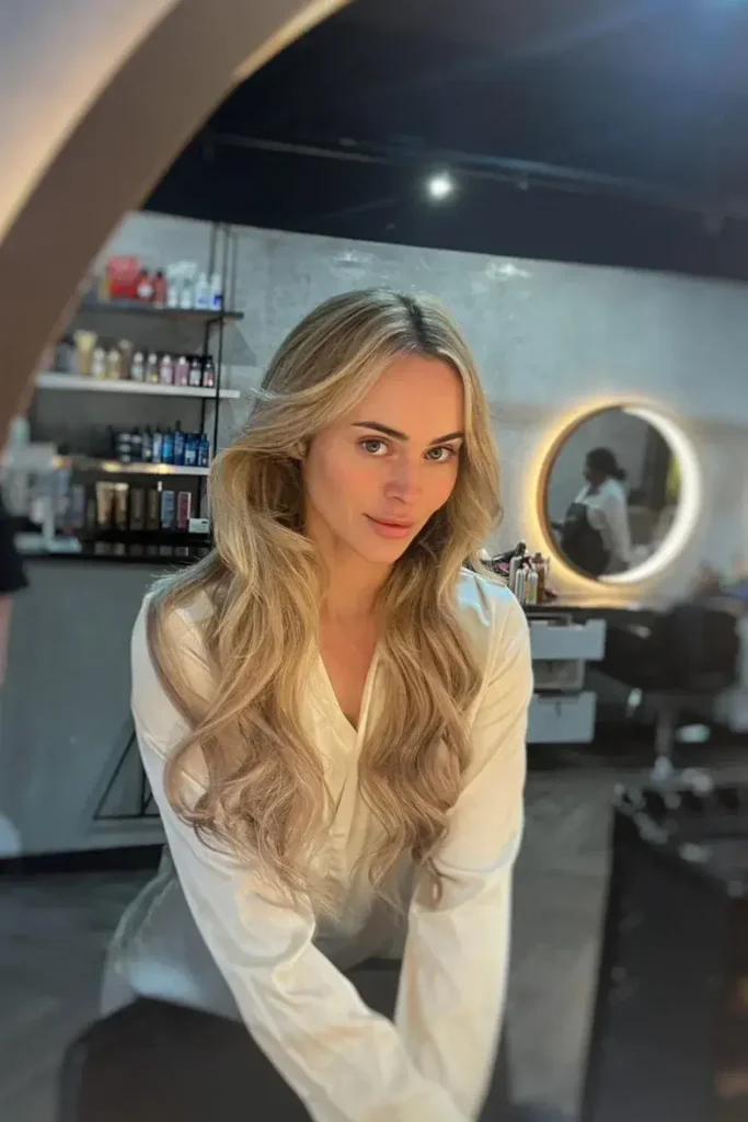 Golden Blonde Waves