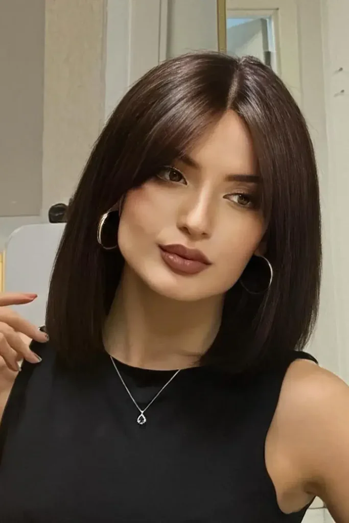 Sleek Dark Bob