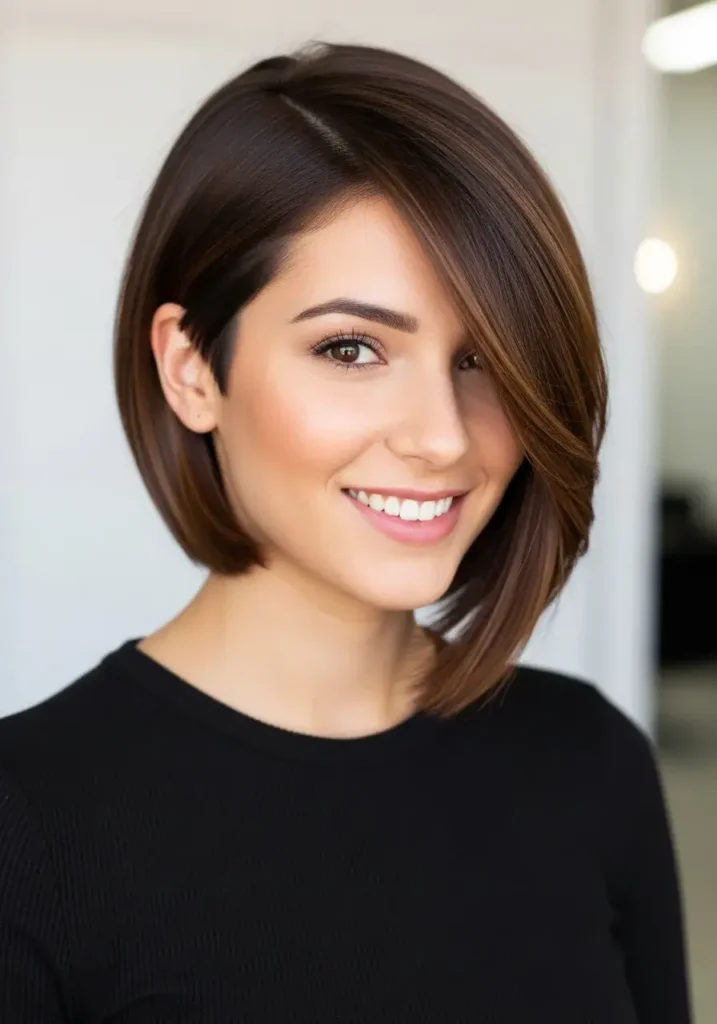 Asymmetrical Bob Haircut