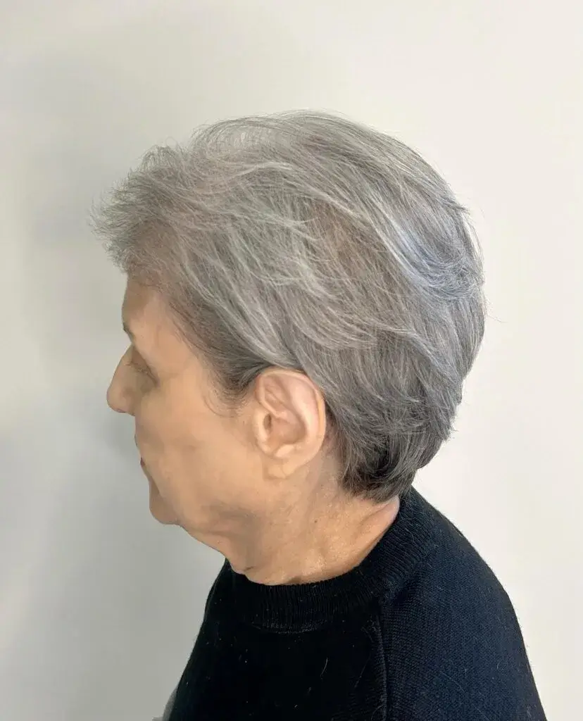 Short Tapered Cut with Soft Layers
