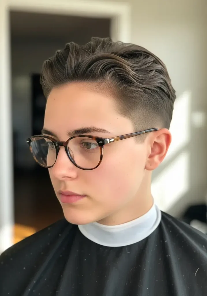 Short Undercut Style Haircut
