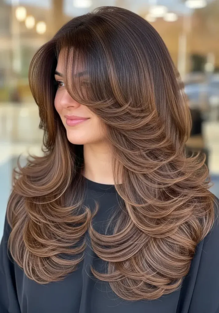 Long Layers for Thick Hair Haircut