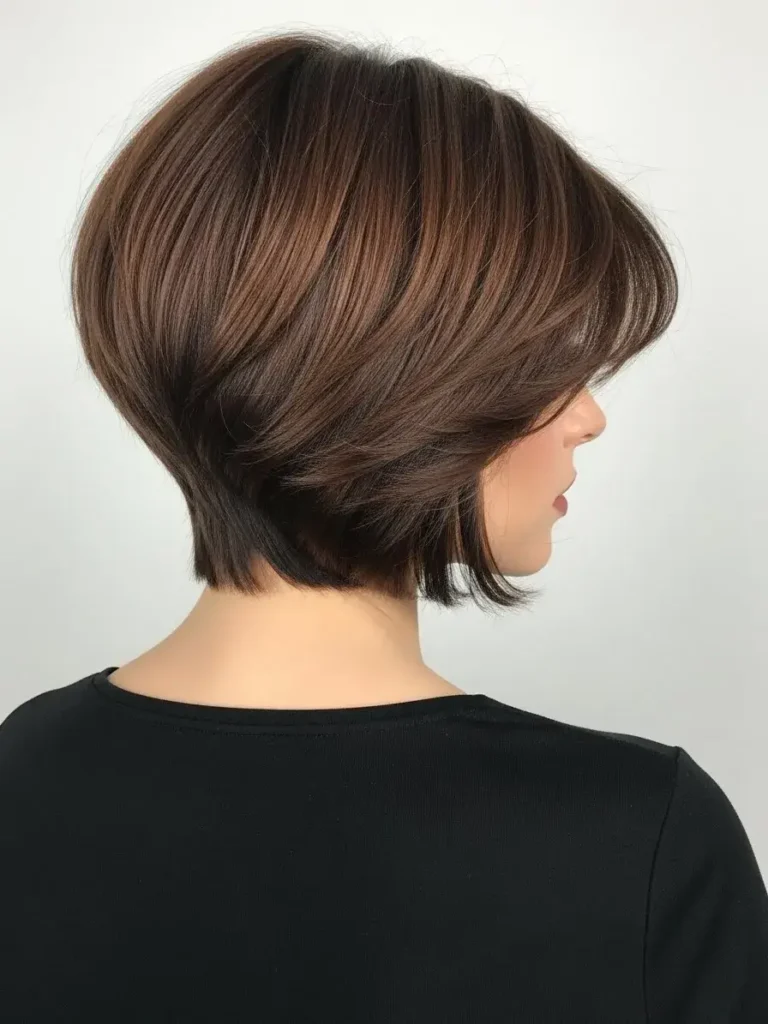 Stacked Layered Mahogany Pixie Bob Stacked Layered Mahogany Pixie Bob