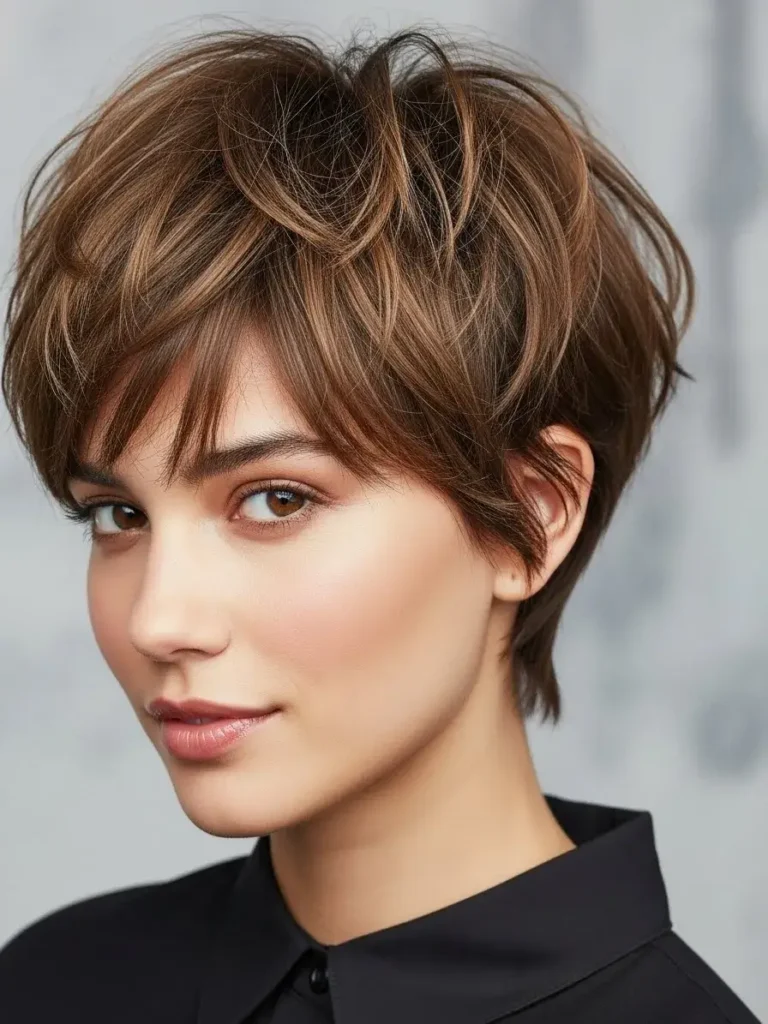 Shaggy Pixie for Fine Hair Shaggy Pixie for Fine Hair