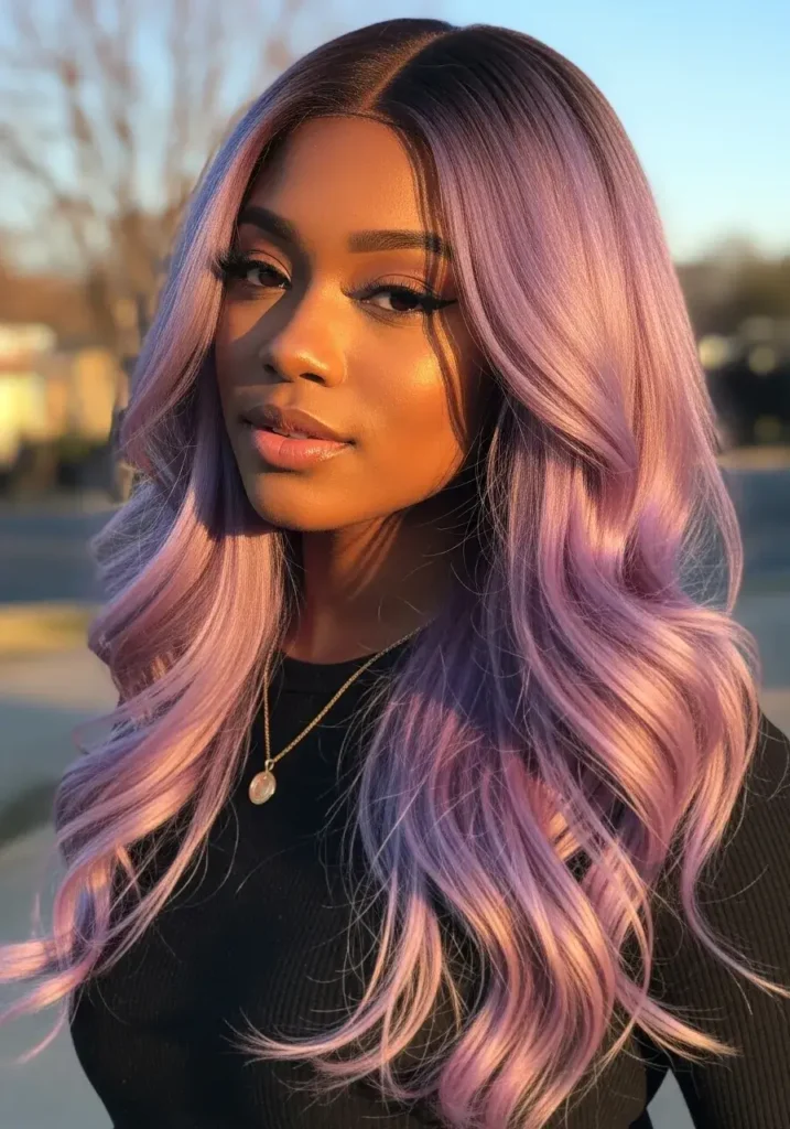 Lavender Hair Color Dark Skin Lavender Hair Color Dark Skin