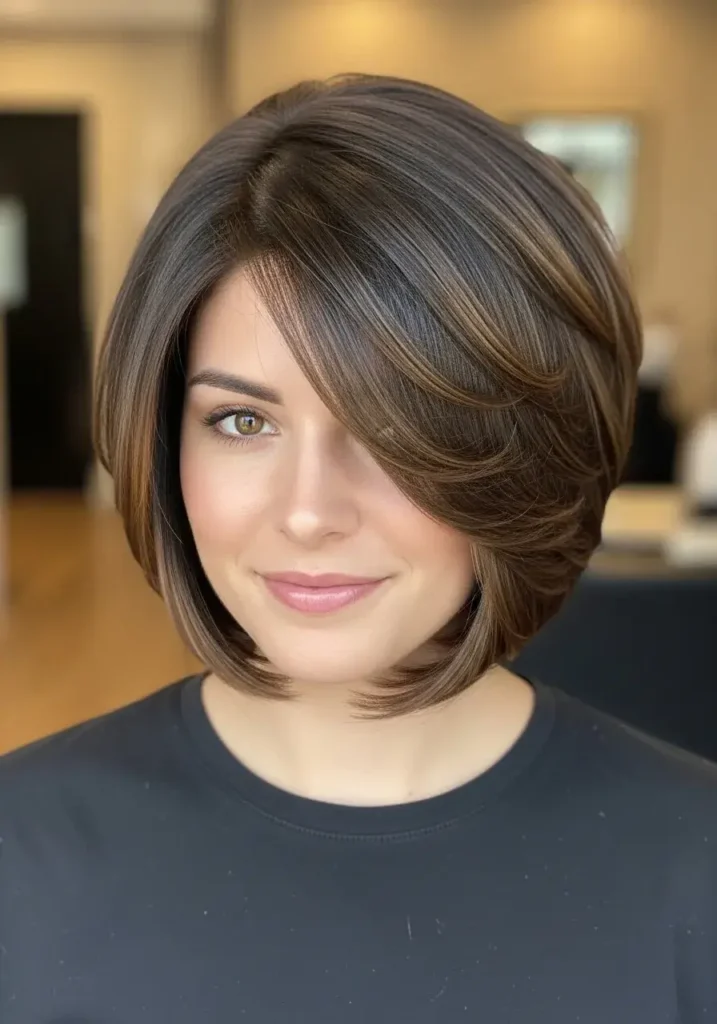 Stacked Bob For Thick Hair Medium-Length Haircuts Stacked Bob For Thick Hair Medium-Length Haircuts