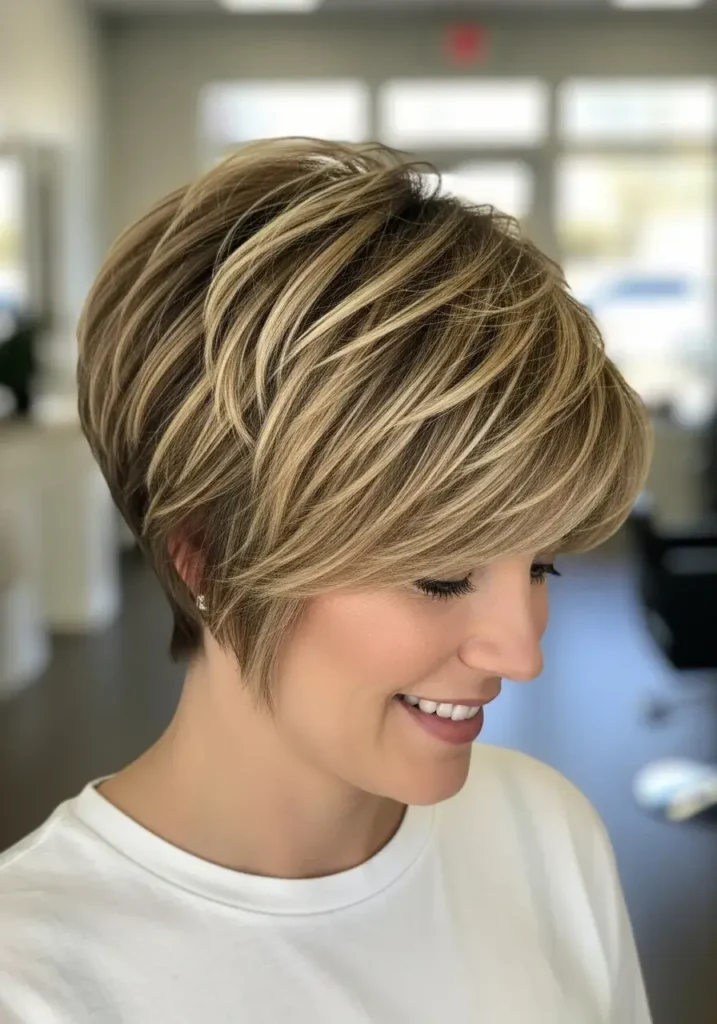 Low-Maintenance Textured Pixie Haircut