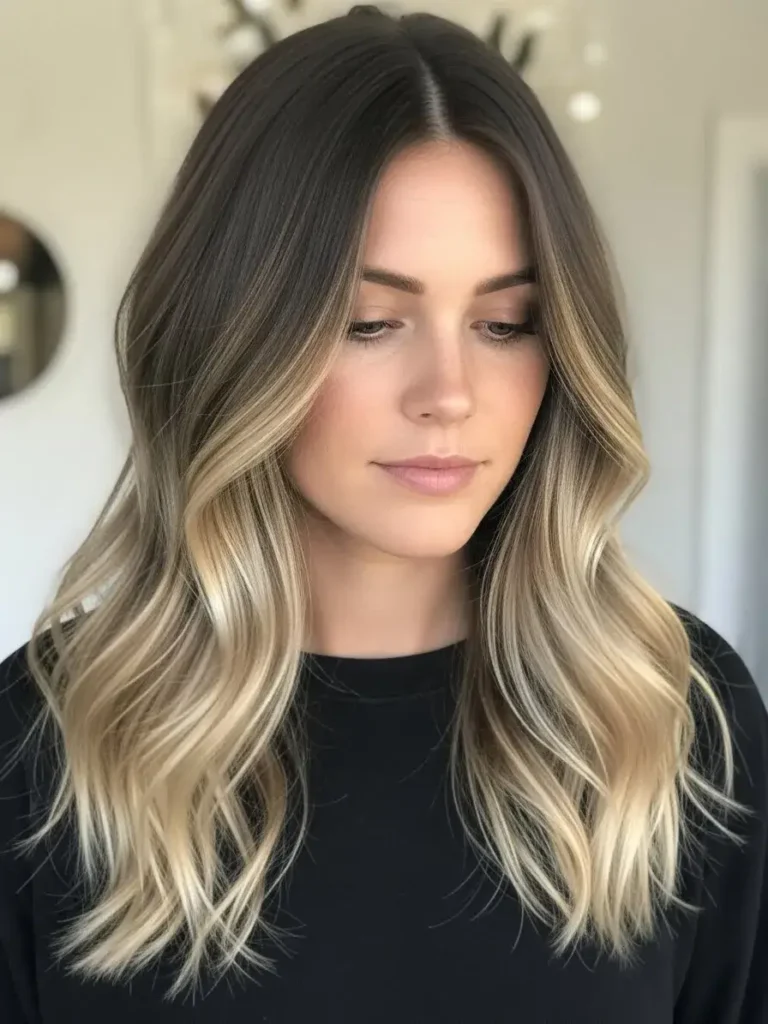 Ash Brown Balayage Hair Color