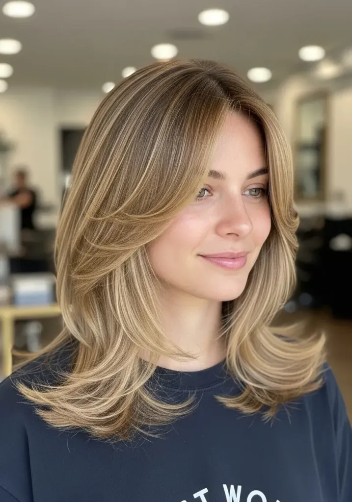 Classic Shoulder-Length Layers Haircuts Classic Shoulder-Length Layers Haircuts