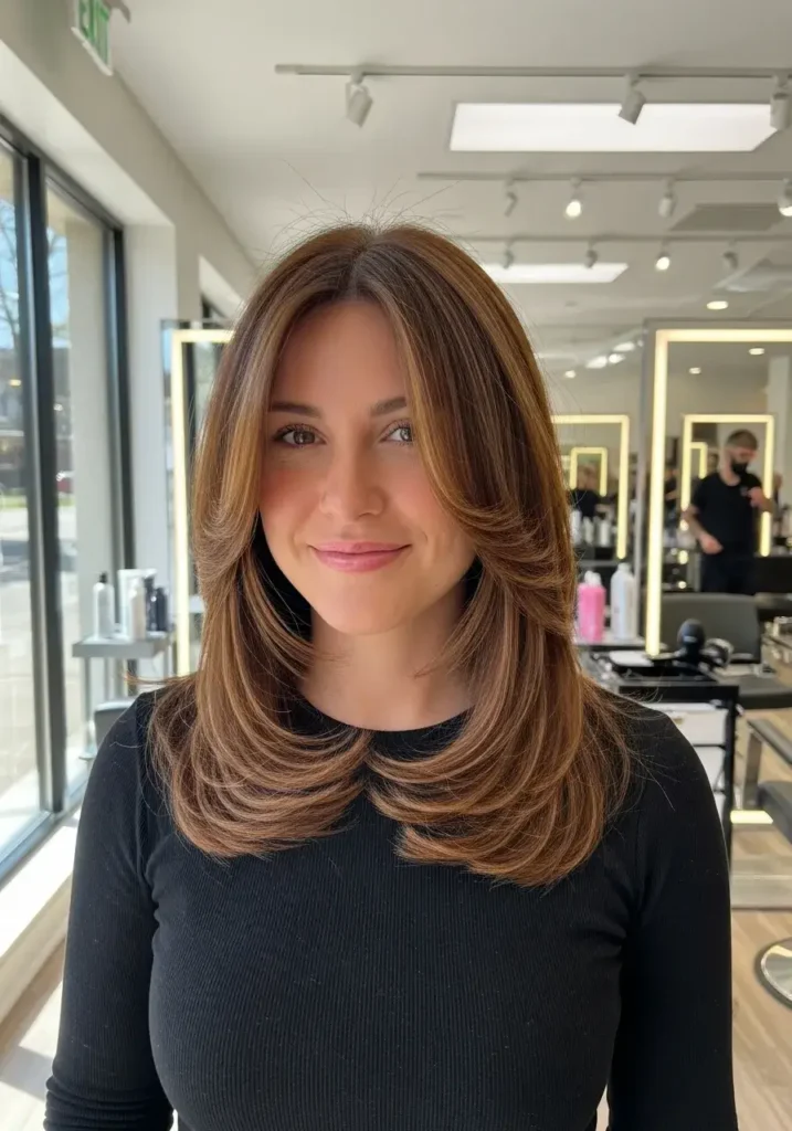 Straight Medium Layers Haircuts Straight Medium Layers Haircuts