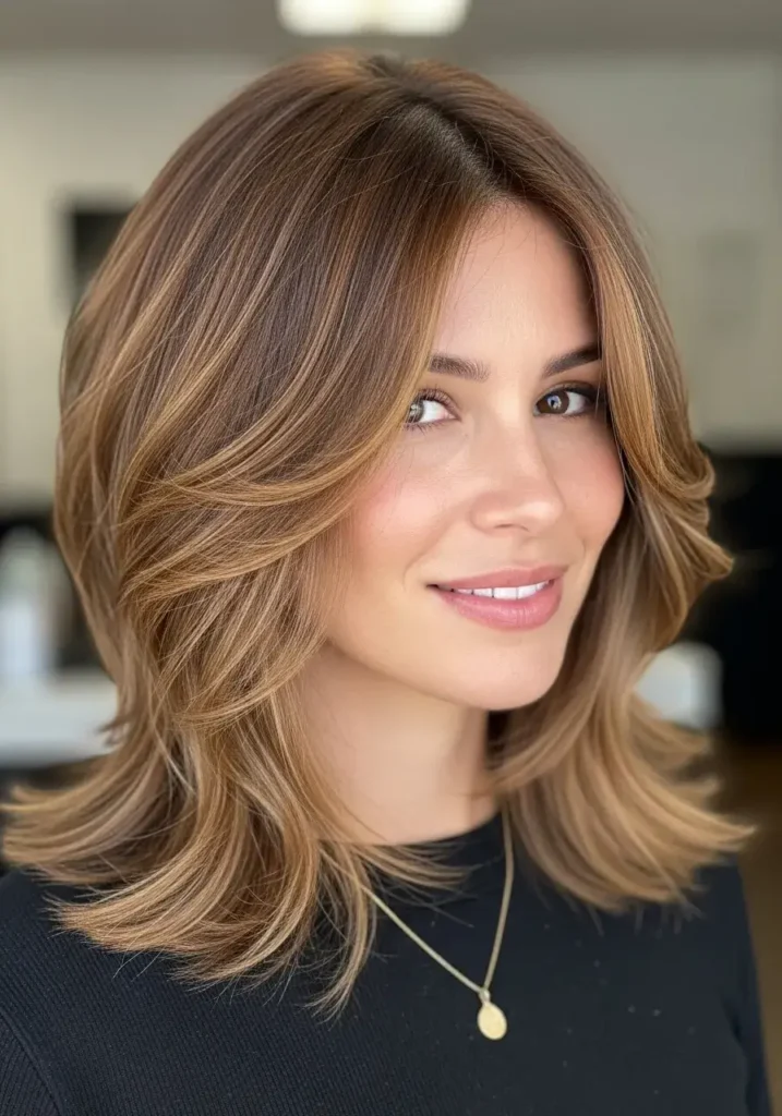 Medium Shag-Inspired Layers Haircuts Medium Shag-Inspired Layers Haircuts
