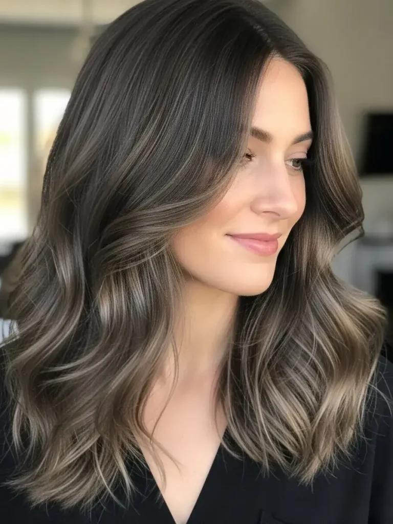 Smoky Brown Hair Color