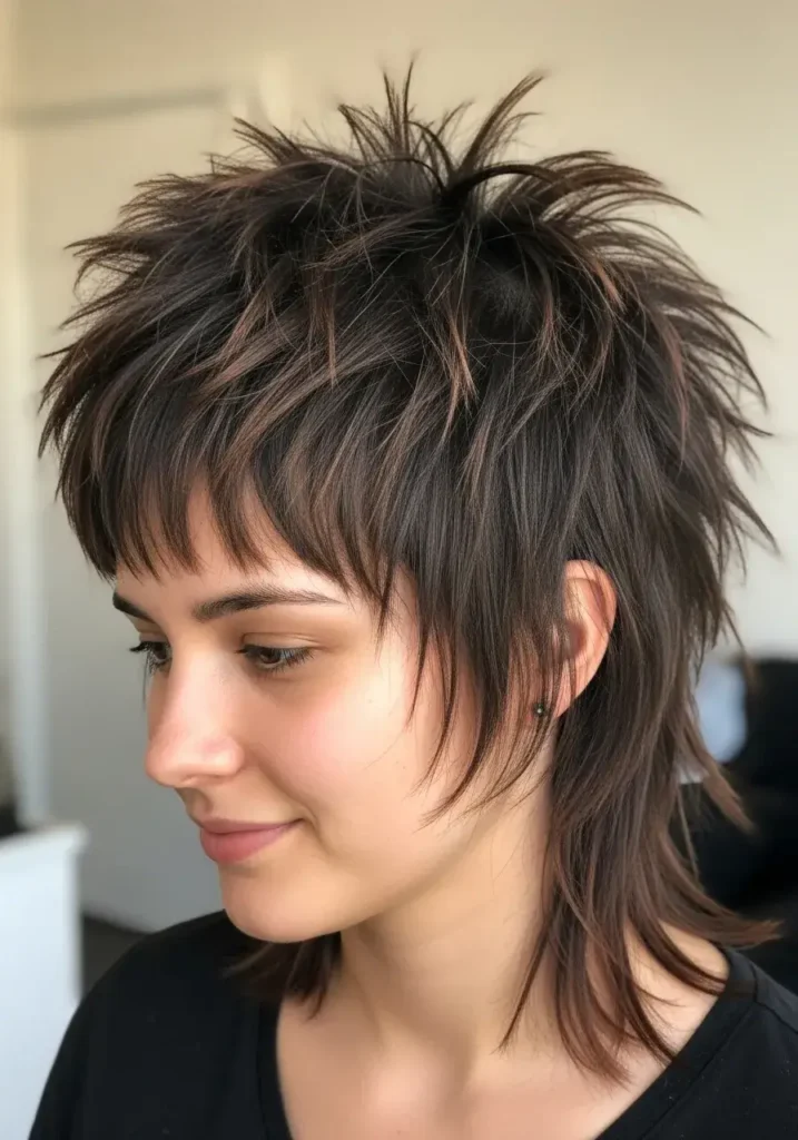 Disconnected Jagged Shag Haircut