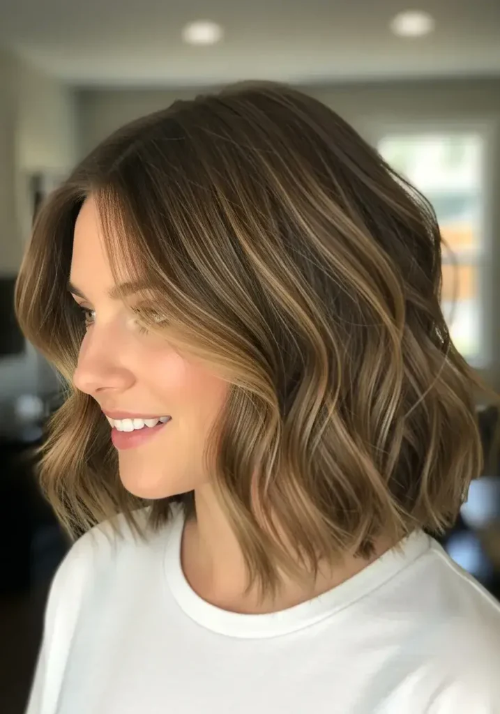 Textured Long Bob Haircut