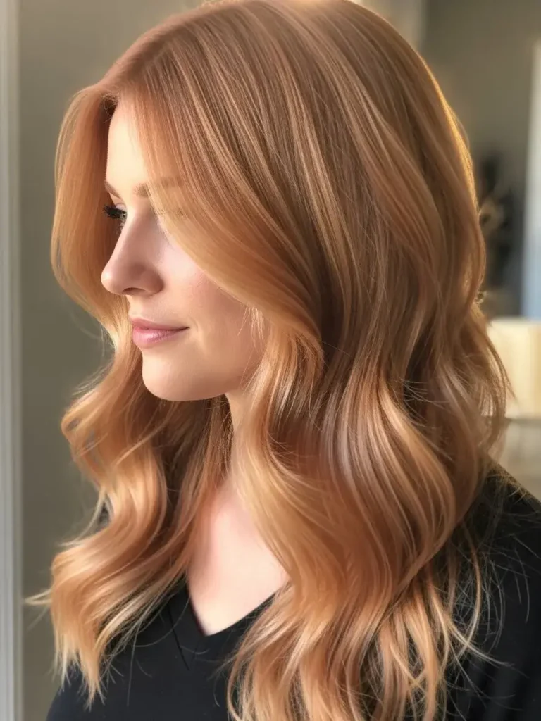 Light Copper Glow for Soft Radiance Hair Color