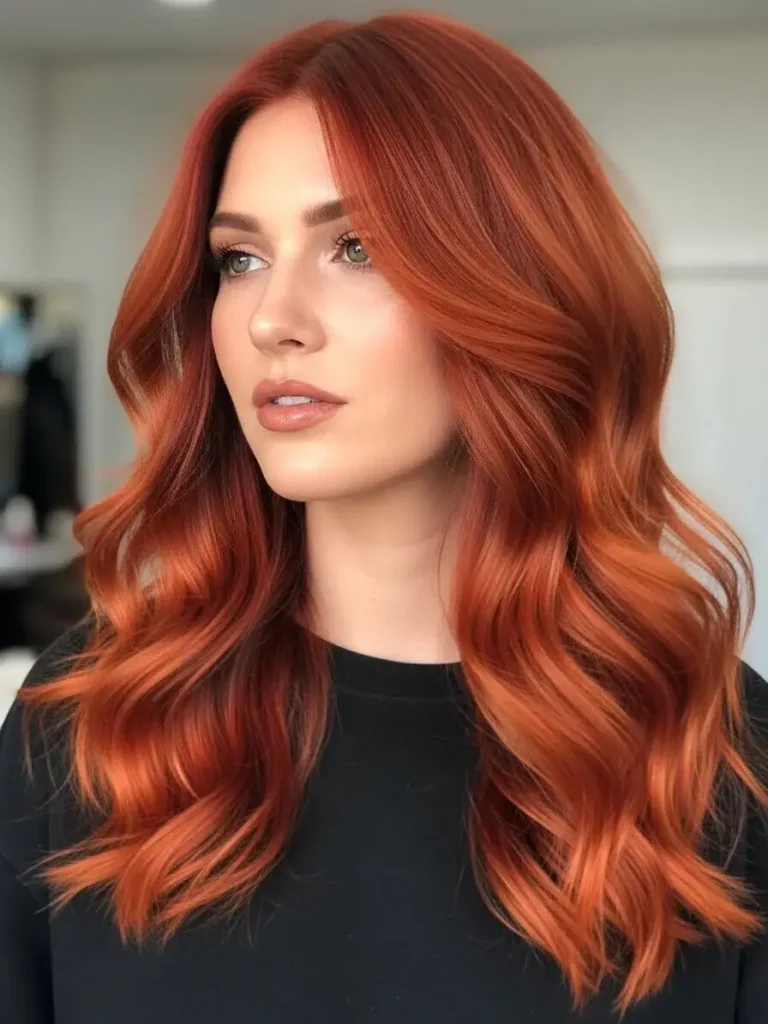Intense Copper Statement Shade Hair Color