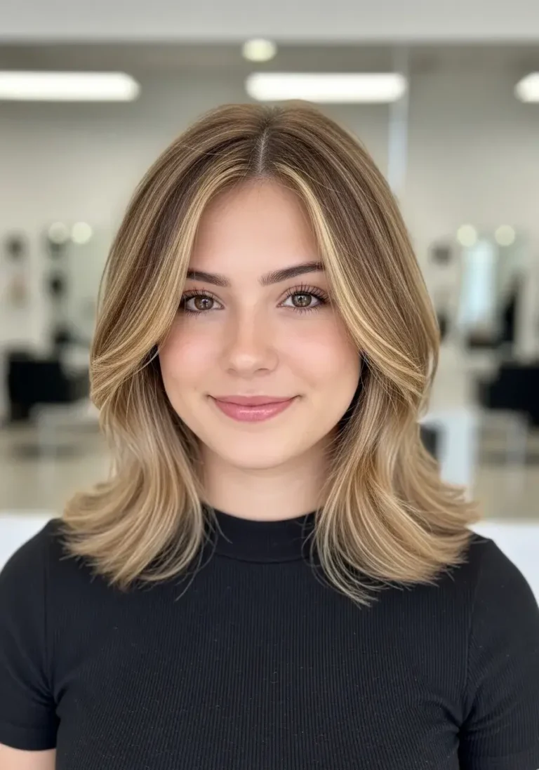 Bob with Airy Layers bob hairstyle for fine hair