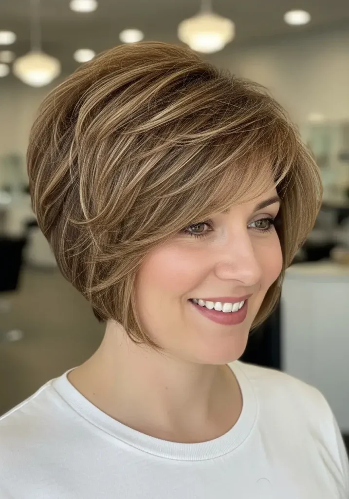 Feathered Pixie Haircuts for Round Faces