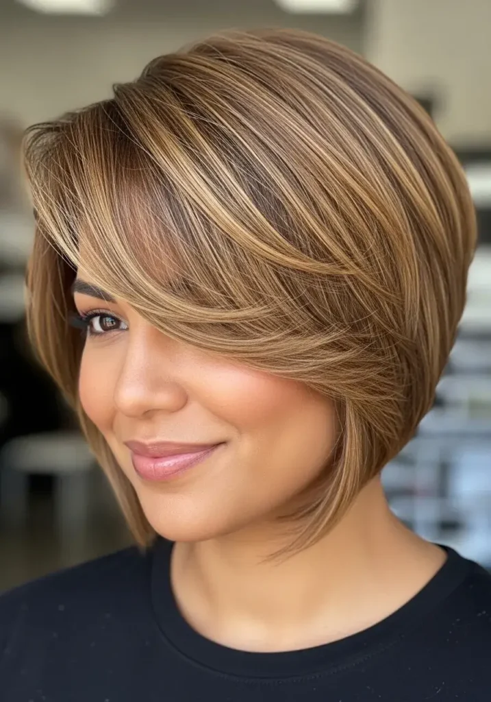 Pixie Bob with Long Front Pieces Haircuts for Round Faces