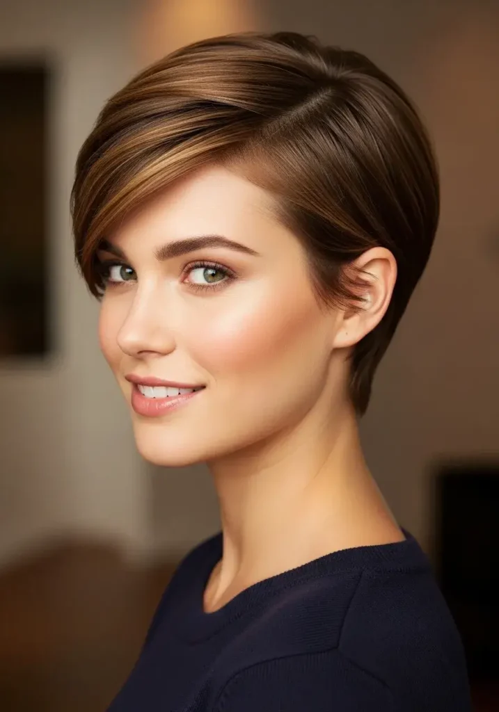 Pixie Cut Haircut for Oval Shaped Face