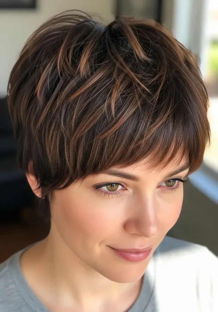 Razor Short Shaggy Pixie Haircut