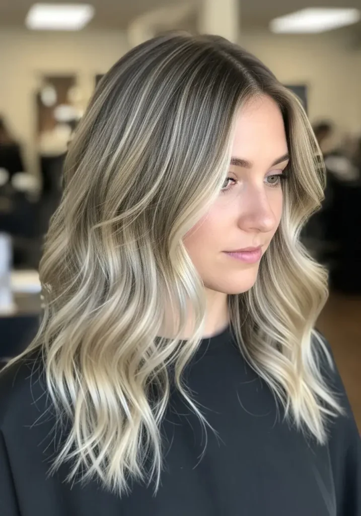 Ash-Blended Highlights on Dirty Blonde Hair