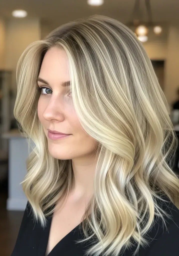 Soft Cream Highlights on Dirty Blonde Hair