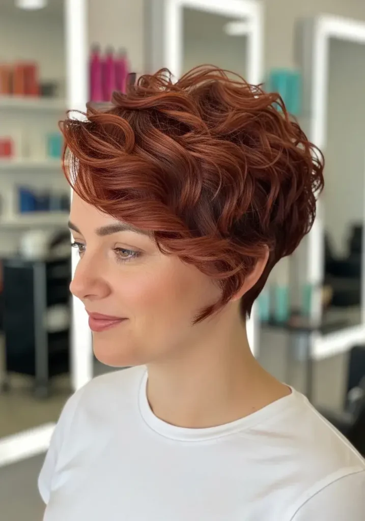 Curly Pixie Cut Haircut