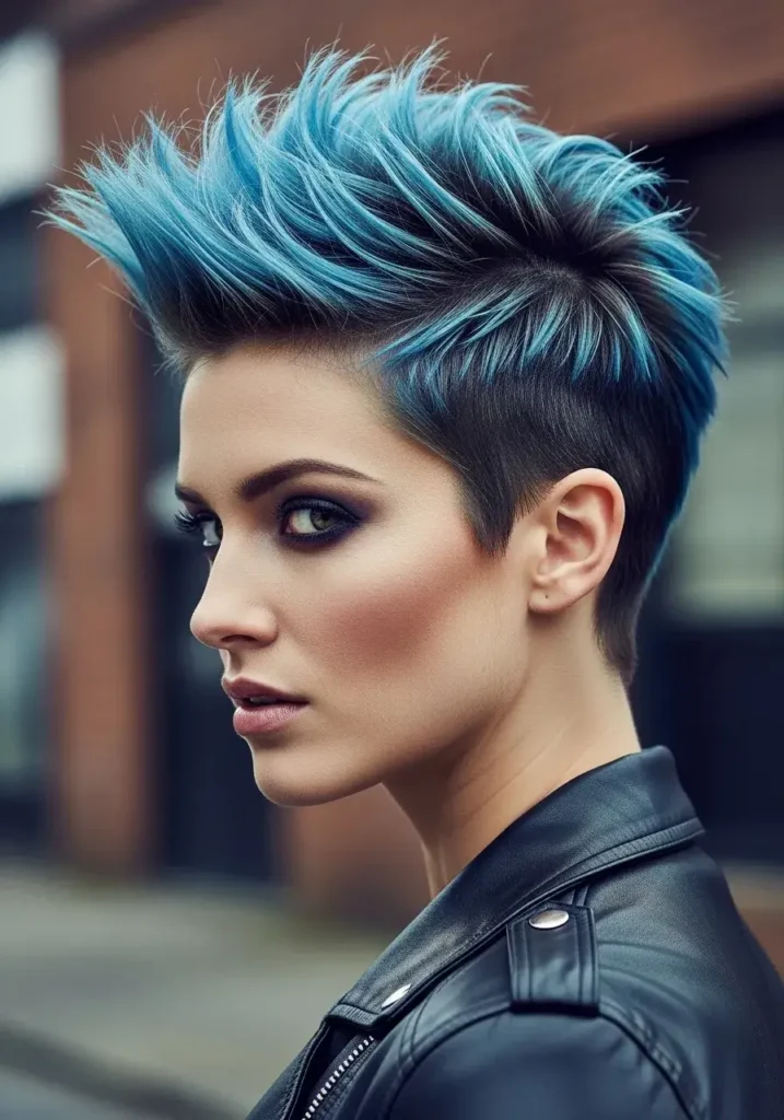 Edgy Spiked Pixie Haircut