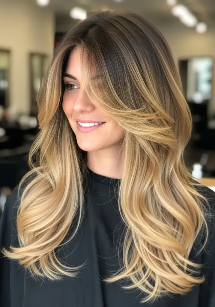 Balayage Layered Haircut for Long Hair Balayage Layered Haircut for Long Hair