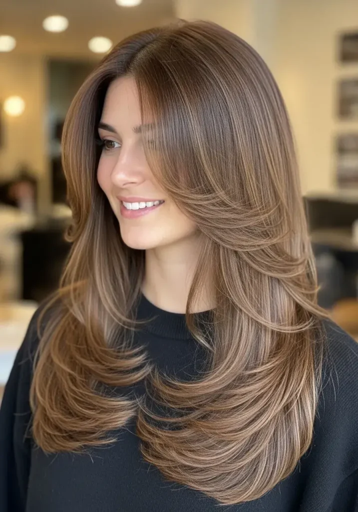 Fine Layered Haircut for Long Hair Fine Layered Haircut for Long Hair