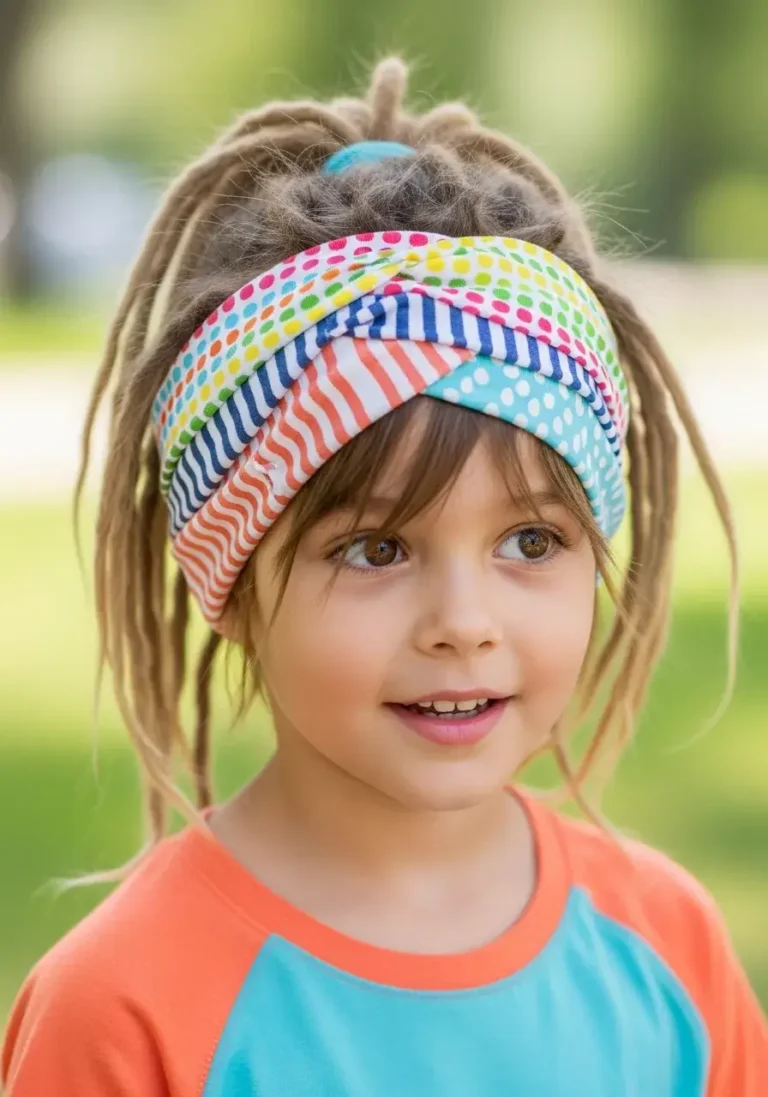 Headbands Dreadlock Hairstyle for Kids