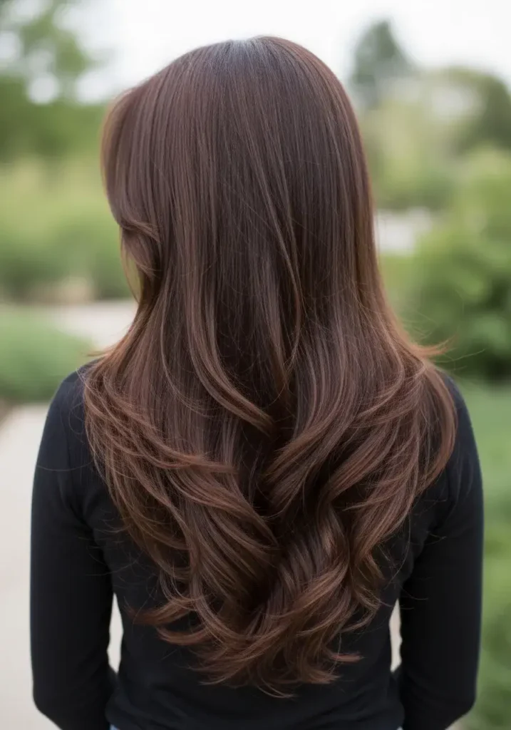Long V- Layered Haircut for Long Hair Long V- Layered Haircut for Long Hair