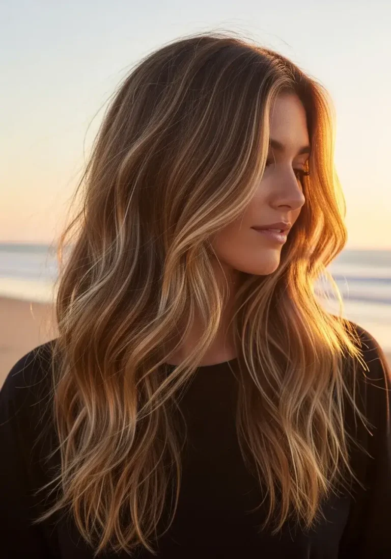 Relaxed Natural Waves Easy Beach Hairstyle