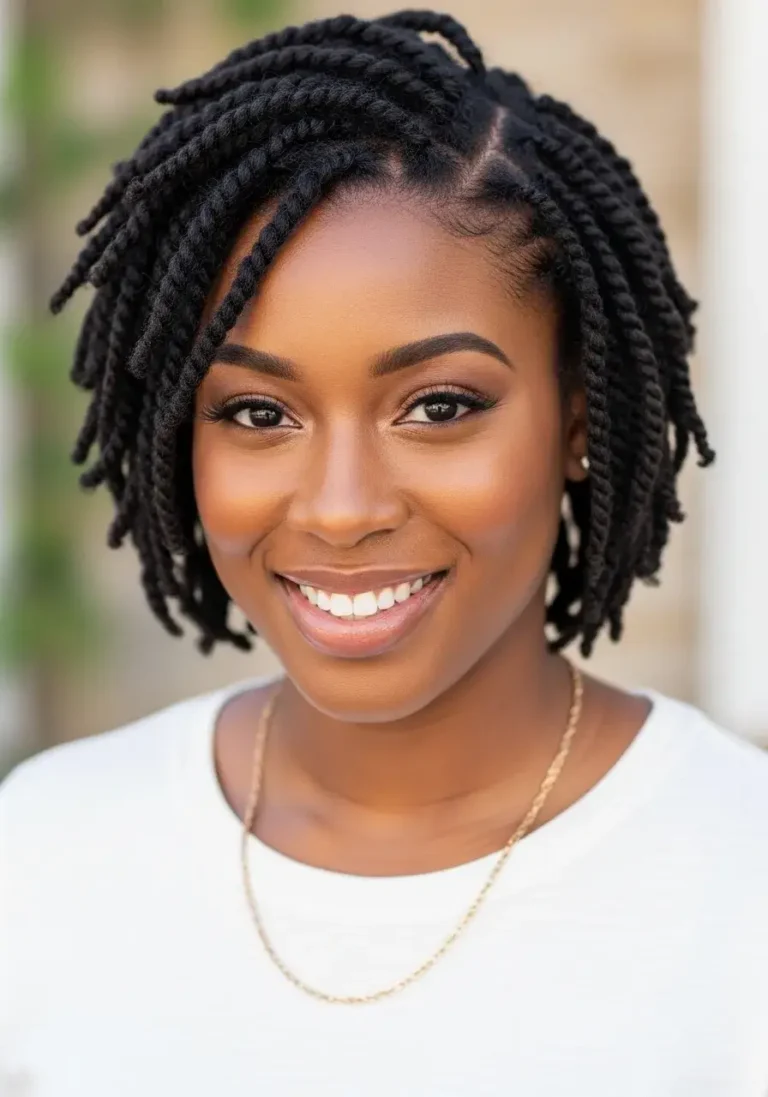 Twist Out Locs Styles for Short Hair Hairstyle